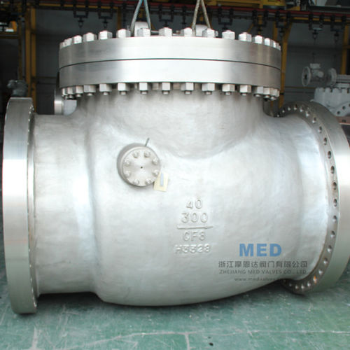 Klappenrückschlagventil - China MED Valve Co., Ltd. - für Wasser / Flansch / für die chemische Industrie