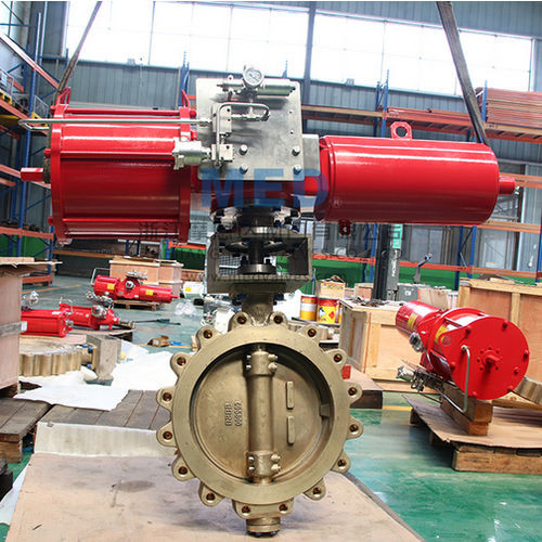 Absperrklappe - China MED Valve Co., Ltd. - pneumatisch / für Wasser / für Chemikalien