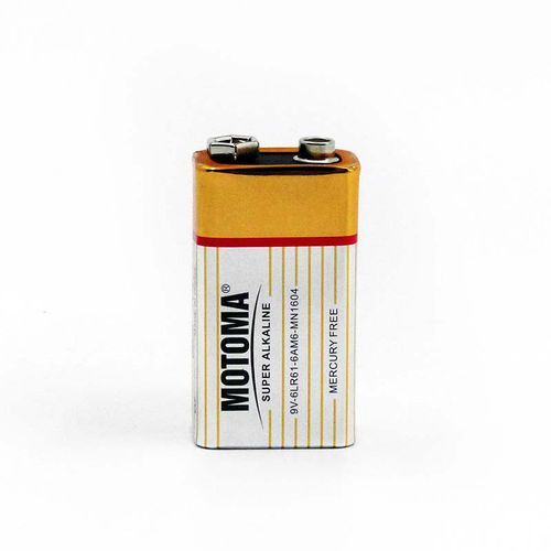 Alkaline Batterie - 6LR61 - Shenzhen Motoma Power Co. Ltd - rechteckig / 9 V