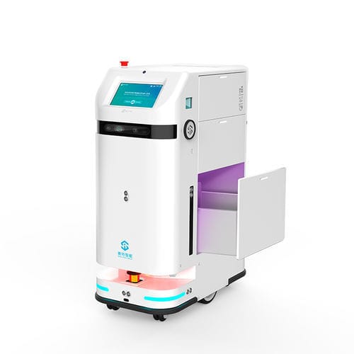 Lieferroboter für Medikamente - A1 - GUANGZHOU SAITE INTELLIGENT TECHNOLOGY CO., LTD. - für Krankenhaus / mit Rädern / autonom