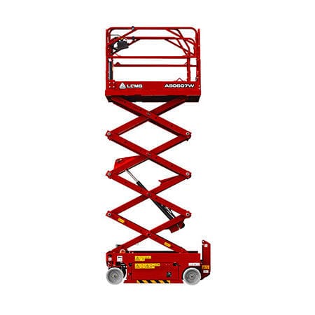Mobile Scherenarbeitsbühne - AS0607W - Lingong Group JinanHeavy Machinery Co., Ltd. - hydraulisch / für den Innenbereich / für Außenbereich