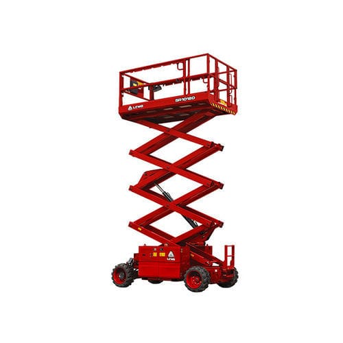 Mobile Scherenarbeitsbühne - SR1018D - Lingong Group JinanHeavy Machinery Co., Ltd. - hydraulisch / dieselbetrieben / für schwierige Gelände