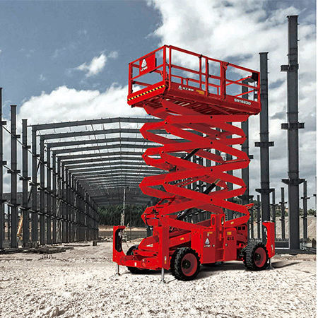 Mobile Scherenarbeitsbühne - SR1623D - Lingong Group JinanHeavy Machinery Co., Ltd. - hydraulisch / dieselbetrieben / Innen- und Außenbereich