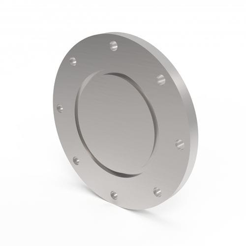 Edelstahlflansch - ISO100FBK-304 - VACOM - fest / Blind