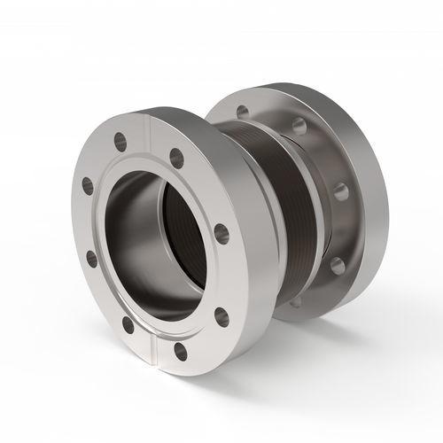 Zylinderförmiger Balg - KF16EWB-10 - VACOM - Edelstahl / geschweißt / Axial
