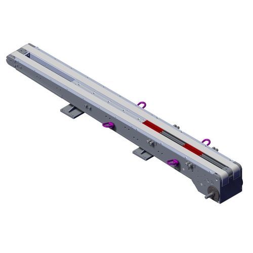 Transportförderer - NSM MAGNETTECHNIK GmbH - Zahnriemen / für Teile / für Platten