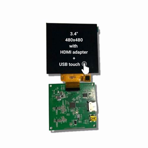 Displaymodul / TFT LCD - TBG-034BST-01C - TAILOR PIXELS TECHNOLOGY CO., LTD. - IPS / mit kapazitivem Touchscreen / 480 x 480