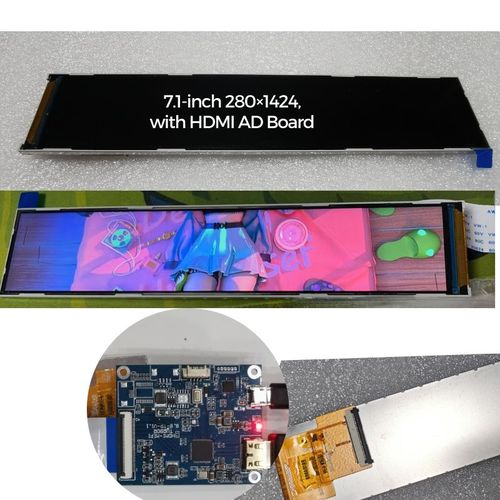 TFT-Displaymodul - TTQ071BVE-01 - TAILOR PIXELS TECHNOLOGY CO., LTD. - IPS / 280 × 1424 / 7,1"