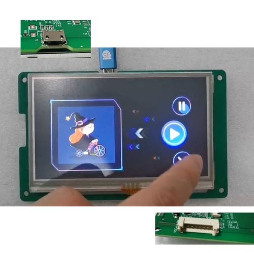 Smartes Displaymodul - TBZ043R480272-01 - TAILOR PIXELS TECHNOLOGY CO., LTD. - TFT LCD / mit resisitivem Touchscreen / 480 x 272