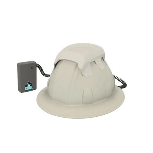 Baustellenhelm - PY-WHT01-HP24110CH - Cooler Heads Will Prevail - Polyethylen / HDPE / weiß
