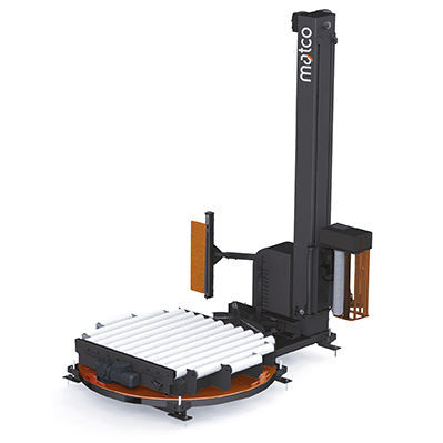 Stretchwickler mit Drehteller - Matco SLK12 - Matco International - vollautomatisch / Paletten / mit angetriebenen Rollenförderern