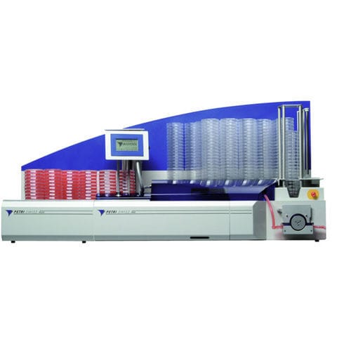 Petrischalen-Füllsystem - PetriSwiss PS 900 - Biotool Swiss AG - automatisch / pedalbetrieben / für Flüssigkeiten