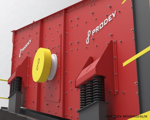 Prozess-Siebmaschine - PROSCREEN-I series - PRODEV MACHİNE - Vibration / für Schüttgut / schräg