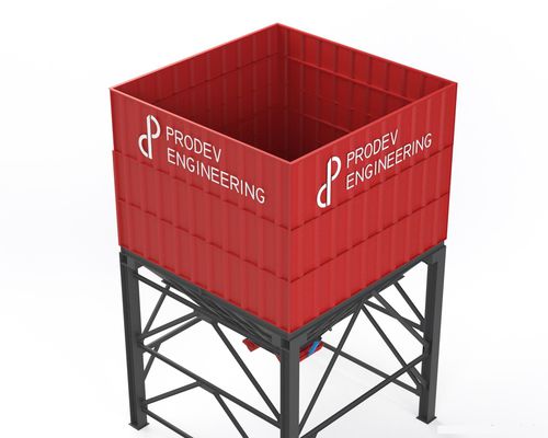 Speichertrichter - PROSTOCK-S series - PRODEV MACHİNE - zum Laden / für Industrieanwendungen / Schüttgut