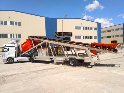 Mobile Betonmischanlage - PROBET series - PRODEV MACHİNE - automatisch