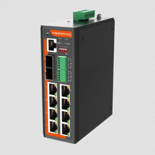 Smarter Ethernet-Switch - FR-7M3408S - Fiberroad Technology - 12 Ports / Serie / für DIN-Schiene