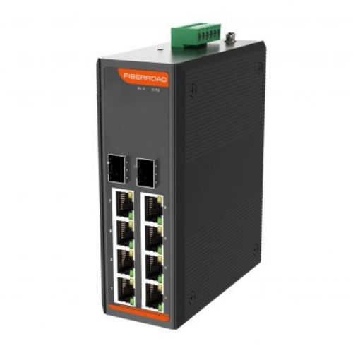 Ethernet-Switch / unmanaged - Fiberroad Technology - 8 Ports / 8 Ports / Gigabit-Ethernet