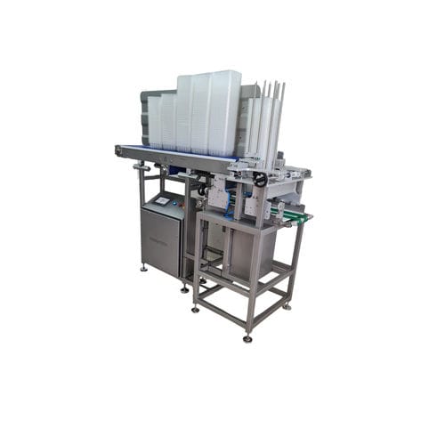 Schalenentstapler - BDN-80 - BESATECH Food Processing Machines - für die Lebensmittelindustrie / PLC-gesteuert / vollautomatisch