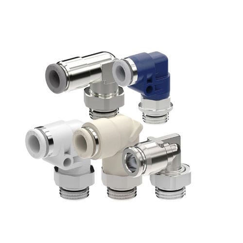 Hydraulikanschluss - ELSA - AVS Römer - Push-in / 90°-Winkel / Kunststoff