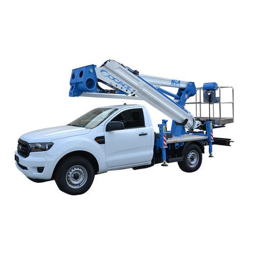 LKW-montierte Gelenkarbeitsbühne - forSte 16A - Socageworld - elektrisch / hydraulisch / Innen- und Außenbereich
