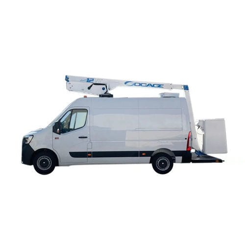 Teleskoparbeitsbühne auf Transporter - ForSte 12VT - Socageworld - hydraulisch / elektrisch / für Außenbereich