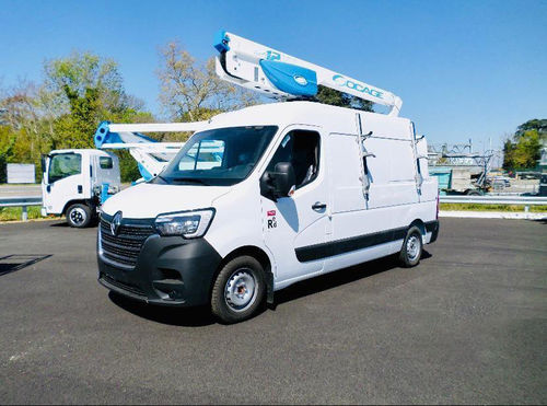 Teleskoparbeitsbühne auf Transporter - forSte 12VT tronqueé - Socageworld - hydraulisch / elektrisch / für Außenbereich