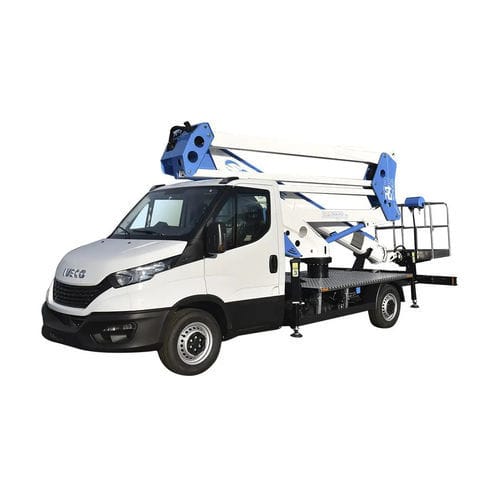 LKW-montierte Gelenkarbeitsbühne - ForSte 24D SPEED - Socageworld - elektrisch / hydraulisch / für Außenbereich