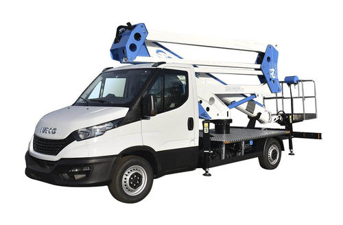 LKW-montierte Gelenkarbeitsbühne - forSte 27D SPEED - Socageworld - elektrisch / hydraulisch / für Außenbereich