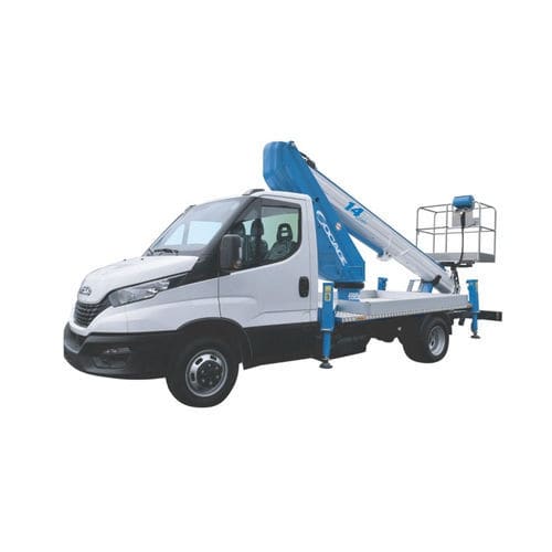 LKW-montierte Teleskoparbeitsbühne - forSte 14T Speed - Socageworld - elektro-hydraulisch / für Außenbereich