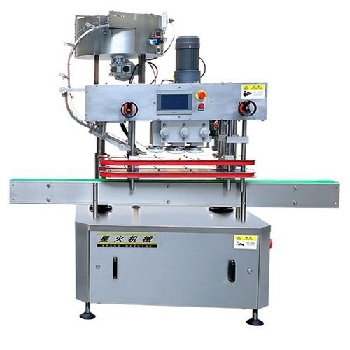 Automatische Schraubverschlussanlage - Cap-100 - Spark Packaging Machines - pneumatisch / servogesteuert / Hochgeschwindigkeit