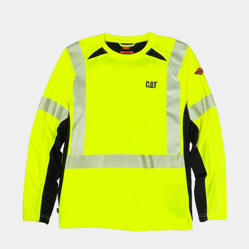 T-Shirt / Arbeit - 1630007 series  - Caterpillar workwear - Aramid / für Männer / gelb