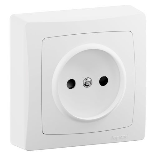 Wandmontierte Steckdose - 086022L - Legrand - stoßfest / mit thermoplastischem Formguss / IP20