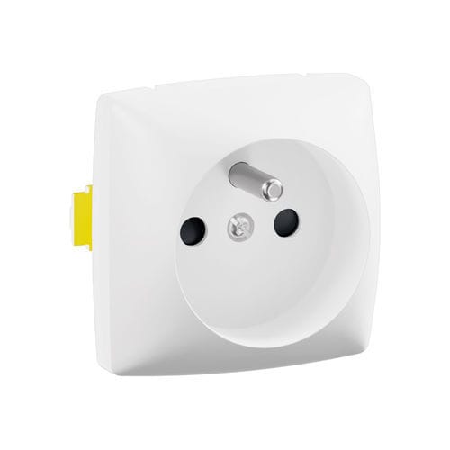 Wandmontierte Steckdose - 086127L - Legrand - IP20 / zweipolig / Mit Erdung
