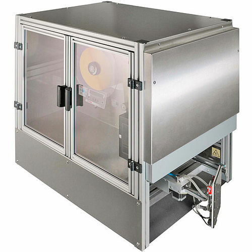 Automatische Etikettiermaschine - AP 182 - Bluhm Systeme GmbH - Paletten / für die Logistik / zum Drucken und Etikettieren