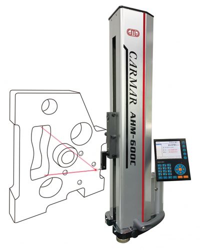 Höhenmessgerät mit Digitalanzeige - AHM series - CARMAR ACCURACY CO., LTD. - elektronisch