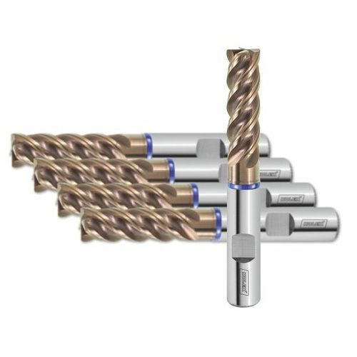 Walzenstirnfräser - GG2996 - HOLEX - VHM / mit austauschbaren Wendeschneidplatten / Hochleistung