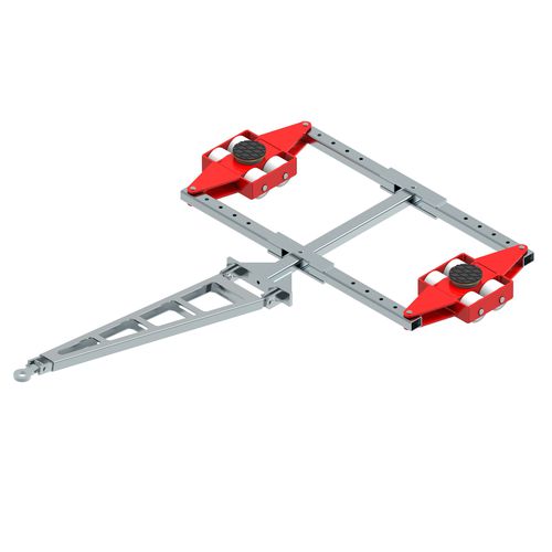 Schwerlast-Fahrwerk - ECO-Skate DUO XL (NY) XN20D 20to - HTS Hydraulische Transportsysteme GmbH - für Transport / für 4-Punkt Auflage