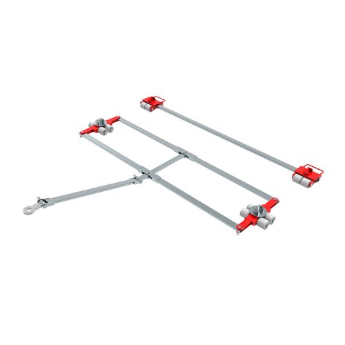 Schwerlast-Fahrwerk - ECO-Skate ISOCON ICN80D + ICN80S 16to - HTS Hydraulische Transportsysteme GmbH - für Transport / für Container / für 4-Punkt Auflage