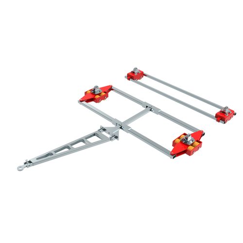 Schwerlast-Fahrwerk - ECO-Skate ISOCON ICX16D + ICX16S 32to - HTS Hydraulische Transportsysteme GmbH - für Transport / für Container / für 4-Punkt Auflage