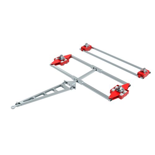 Schwerlast-Fahrwerk - ECO-Skate ISOCON ICXN20D + ICXN20S 40to - HTS Hydraulische Transportsysteme GmbH - für Transport / für Container / für 4-Punkt Auflage