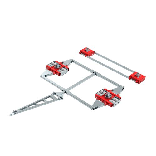 Schwerlast-Fahrwerk - ECO-Skate ISOCON ICXN40D + ICXN40S 80to - HTS Hydraulische Transportsysteme GmbH - für Transport / für Container / für 4-Punkt Auflage