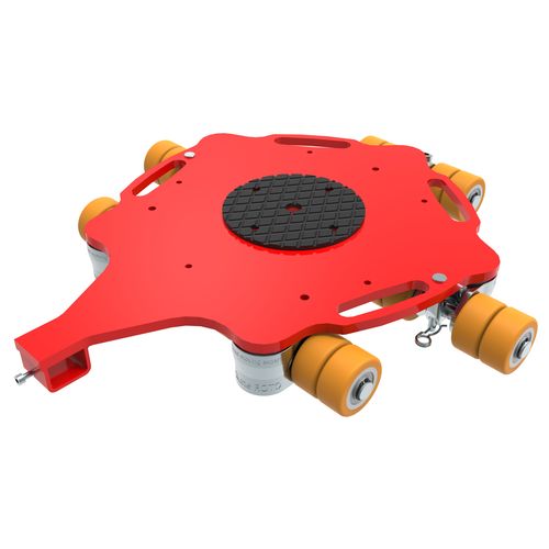 Rotations-Fahrwerk - ECO-Skate® ROTOflex (PU) RF64 6,4to - HTS Hydraulische Transportsysteme GmbH - für Schwerlast / für Transport / manuell