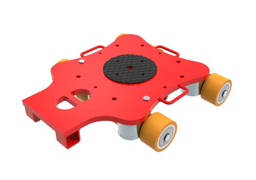 Rotations-Fahrwerk - ECO-Skate ROTOflex XL (PU) RFX10 10to - HTS Hydraulische Transportsysteme GmbH - für Schwerlast / für Transport / 360°