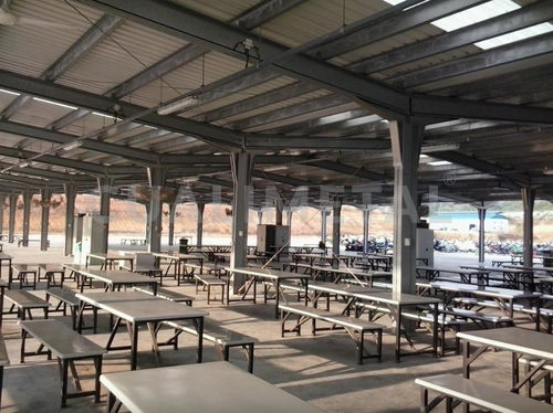 Modulare Halle - CUALIMETAL - Industrie / mit großen Abmessungen / Blech