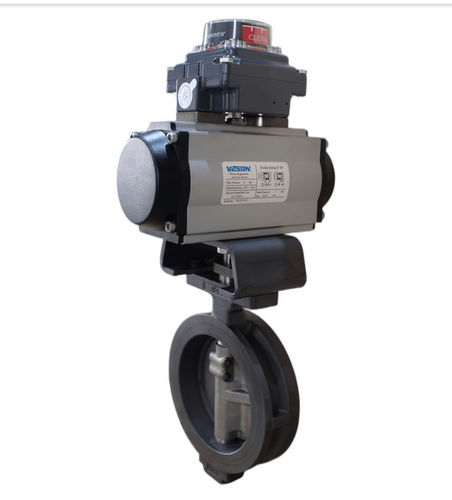 Absperrklappe - BFV  - pneumaticairactuator.com - pneumatisch / Flansch / Zwischenflansch