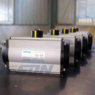 Pneumatischer Ventilantrieb - VS-083DA - pneumaticairactuator.com - drehbar / Zahnstangen-Ritzel / doppeltwirkend