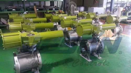 Hydraulischer Ventilantrieb - VSF - pneumaticairactuator.com - pneumatisch / drehbar / Kurbel-Rahmen-System