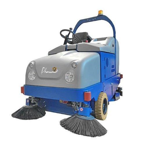 Aufsitz-Scheuersaugmaschine - COMBINEE115D - Pharaon - elektrisch / batteriebetrieben / hydraulisch