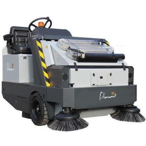 Aufsitzkehrmaschine - MAX1700B - Pharaon - mit Batterie / für Außenbereich / für Abfallprodukte