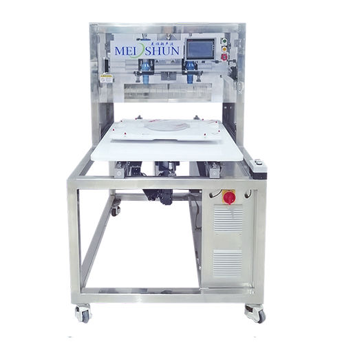 Ultraschall-Keksschneidemaschine - HDMS-DJB600 - Handan City Meishun Machinery Co.,Ltd - rechteckig / rund / automatisch